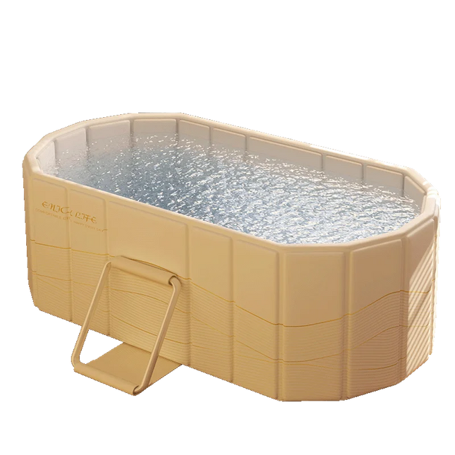 1,5 м Голяма двойна сгъваема вана Мобилна вана за възрастни Сгъваема вана Спа/Двойна душ кабина (150 × 55 × 50 см)