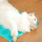 Подложка за драскане на котки, квадратна драскалка за под за домашни любимци за котки, четка за самообслужване за масаж на домашни любимци, четка за премахване на косми за котенца, аксесоари за котки