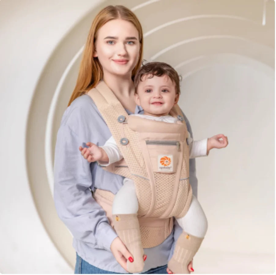 Egobaby Omni 360 Бебешка кенгуру раница с превръзка, обърната назад и сгъваема, 0-36 месеца