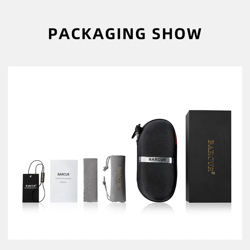 Слънчеви очила BARCUR Pilot Night View с метална рамка за мъже, поляризирани слънчеви очила за шофиране, модерни стилове, UV400 защита